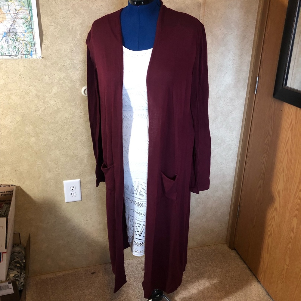💕 Burgundy Duster 💕